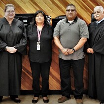 Judge Smith, VP Hall, President Joaquin and Judge Ulloa